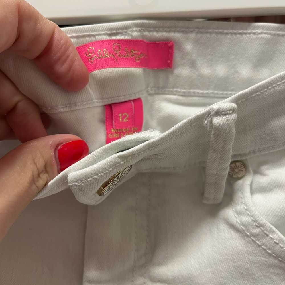 Lilly Pulitzer Bright White High-Rise Jeans